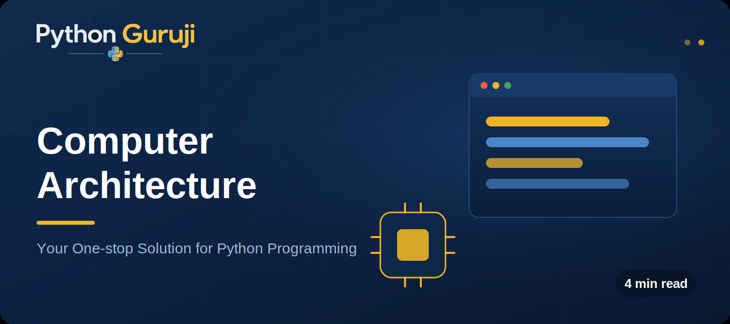 What Is Computer Architecture? Components, Types & Working — cover image
