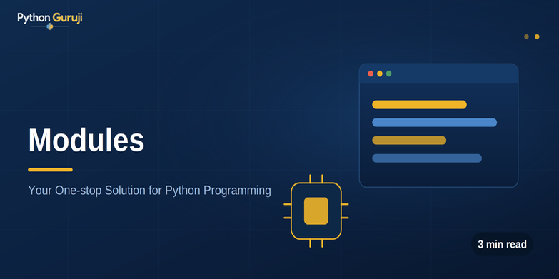 Python Modules: A Simple Guide to Files, Namespaces, and Reuse — cover image