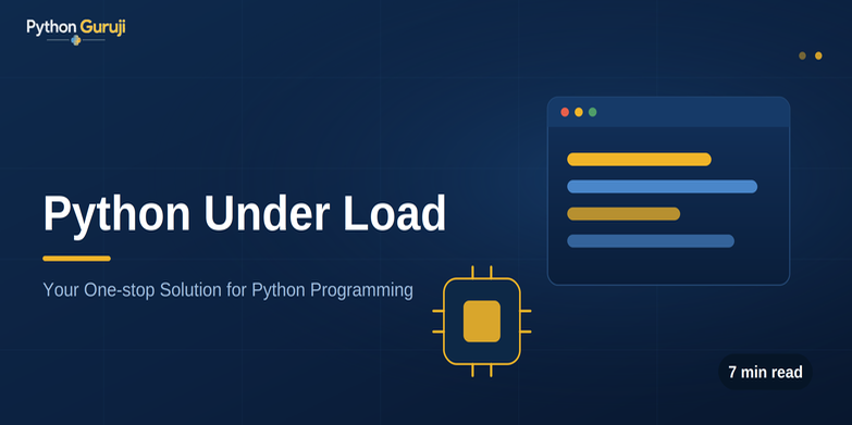 Inside Python Under Load: Memory, I/O, Errors & Concurrency — cover image