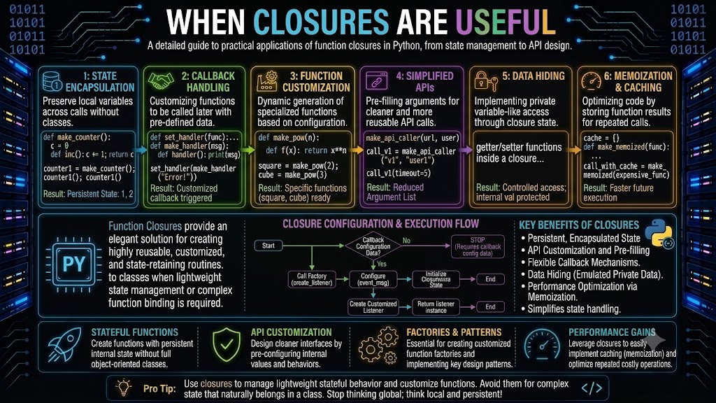 When Closures Are Useful