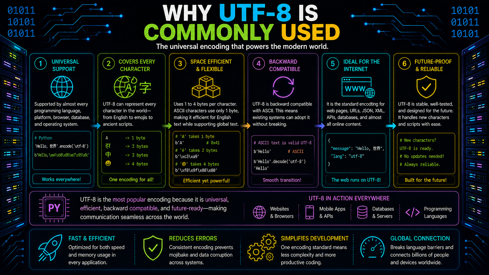 Why UTF-8 Is Commonly Used
