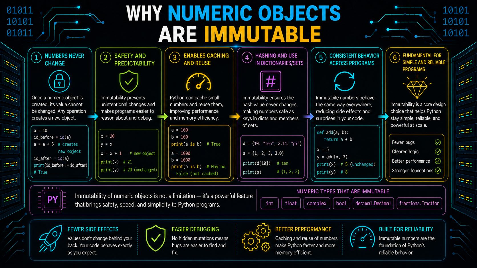 Why Numeric Objects Are Immutable