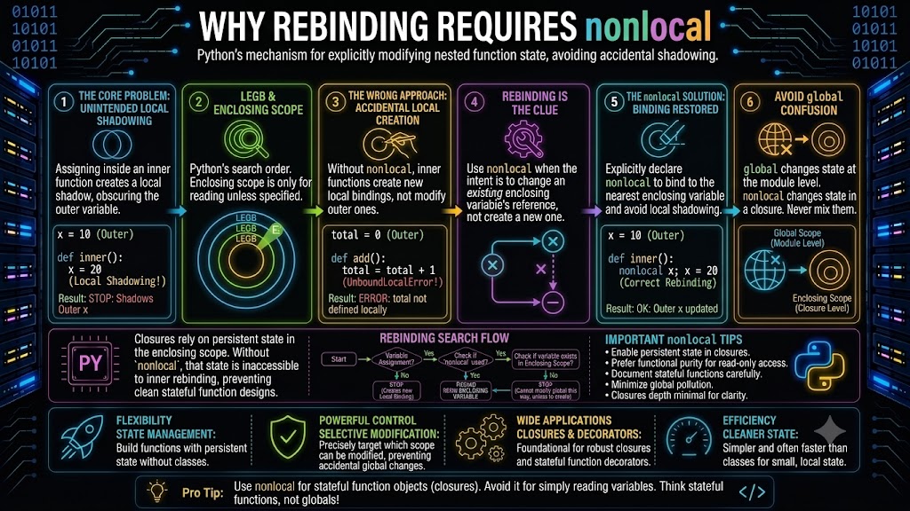 Why Rebinding Requires nonlocal