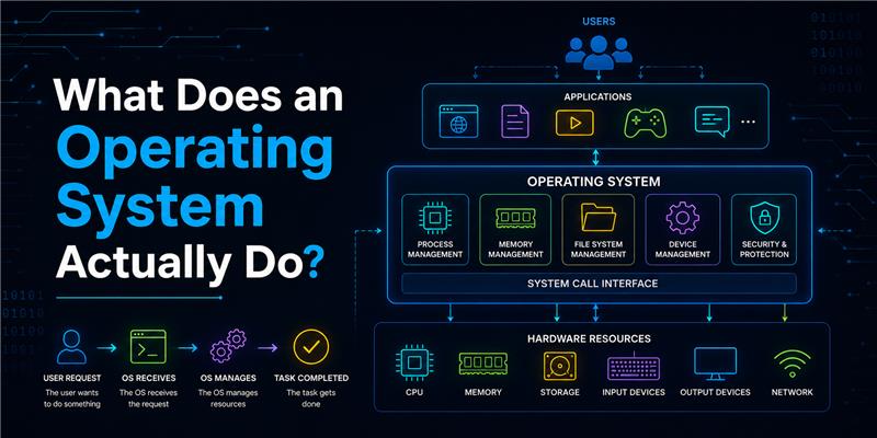 What does an operating system actually do