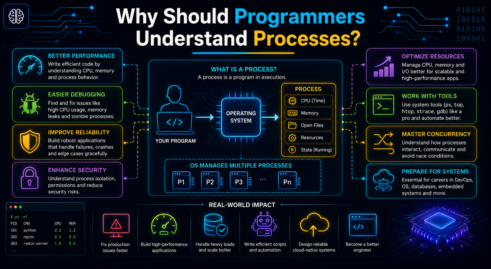 Why should programmers understand processes