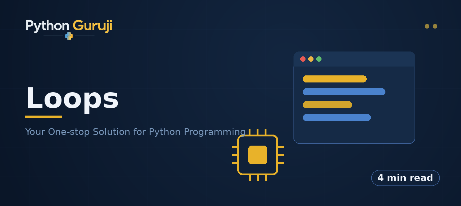 Python Loops Explained: for, while & Readable Loop Patterns — cover image