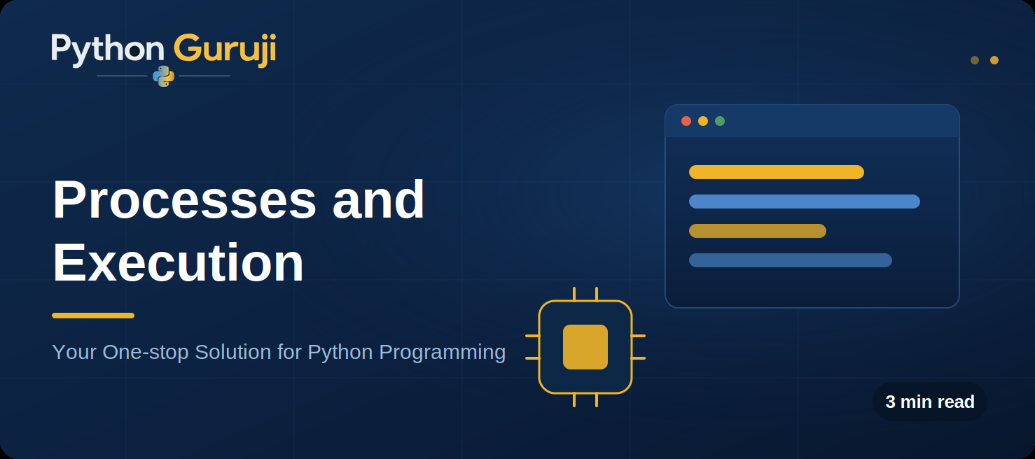 Processes and program execution — cover image