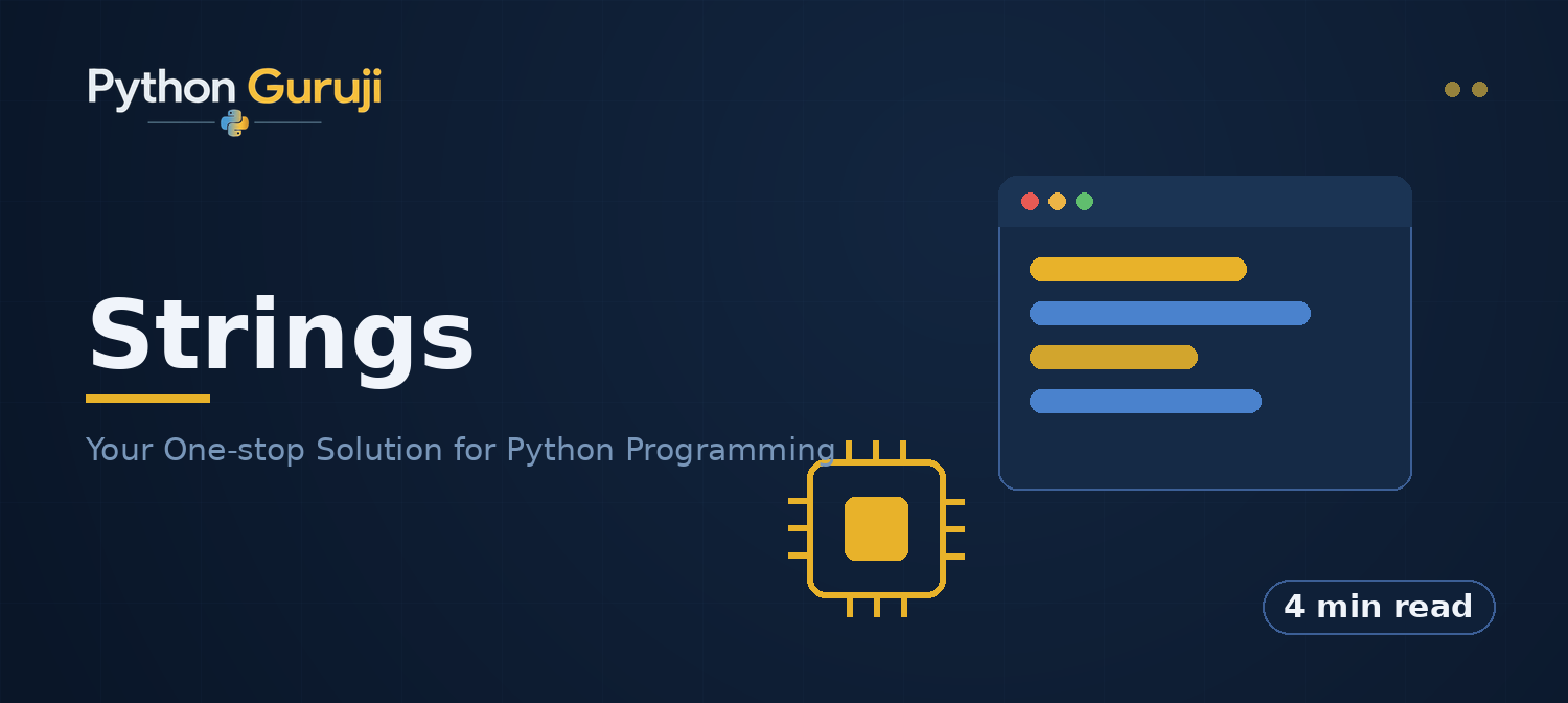Python Strings Tutorial: Immutability, Unicode, Encoding & Formatting — cover image