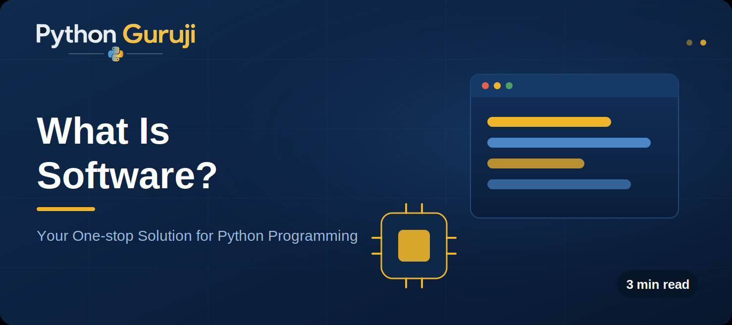 What is software — cover image