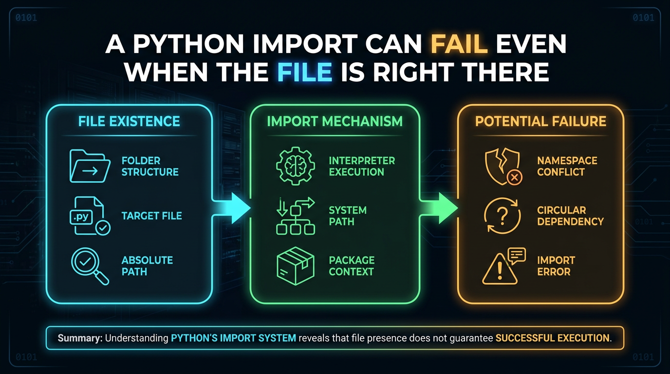 A Python Import Can Fail Even When the File is Right There