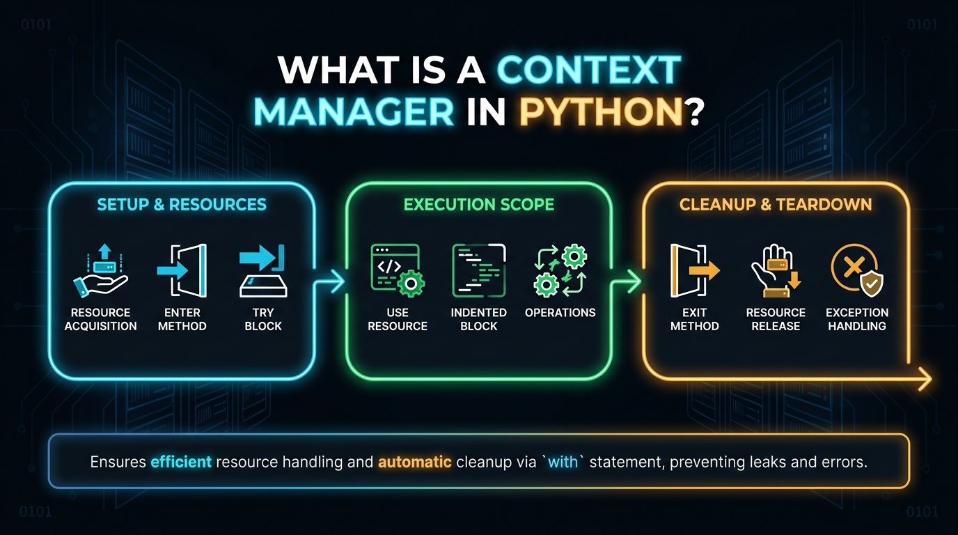 What is a Context Manager in Python?