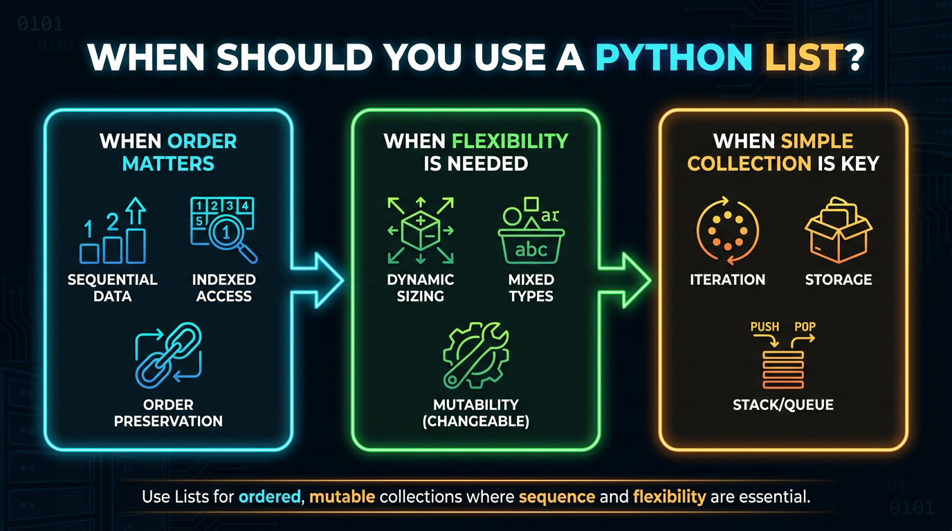 When Should You Use a Python List?