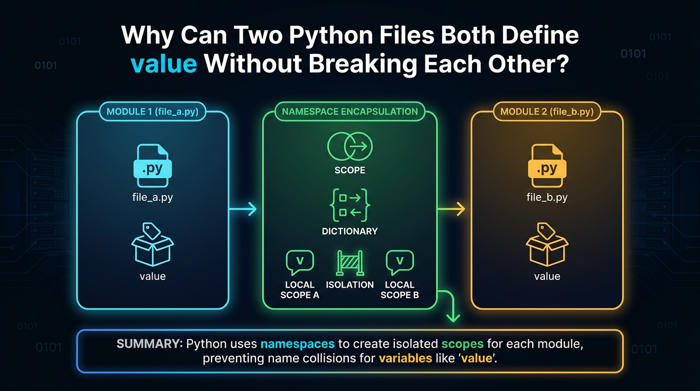 Why Can Two Python Files Both Define value Without Breaking Each Other?