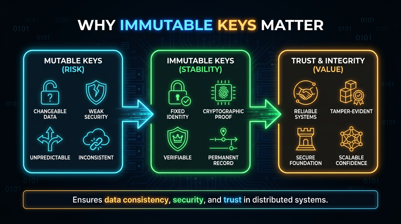 Why Immutable Keys Matter